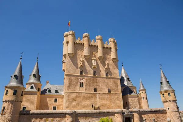 Castello Alcazar Segovia Spagna — Foto Stock