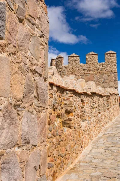 Ancient Fortification Avila Top Walls Castile Leon Spain — Stock Photo, Image