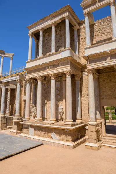 Antique Roman Theatre Merida Spain Built Romans End 1St Century — Stock Photo, Image
