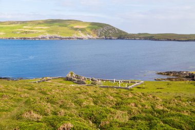 Beara Yarımadası 'ndaki manzara. County Cork, İrlanda