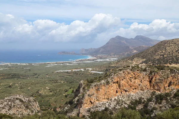 Южный Прибрежный Ландшафт Крите Греция — стоковое фото