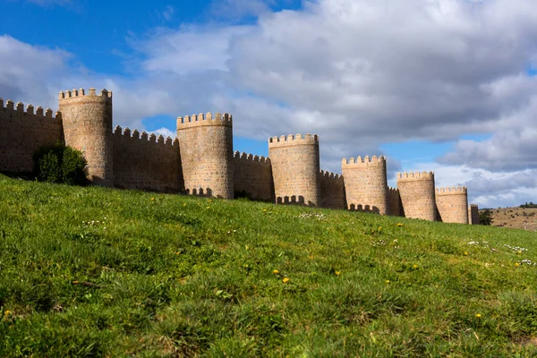 Forntida Befästning Avila Kastilien Och León Spanien — Stockfoto