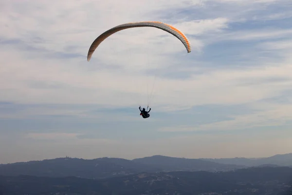 Caldelas Portugal Paragliding Abouaaboua Festival North Portugal Caldelas Portugal — Stock Photo, Image