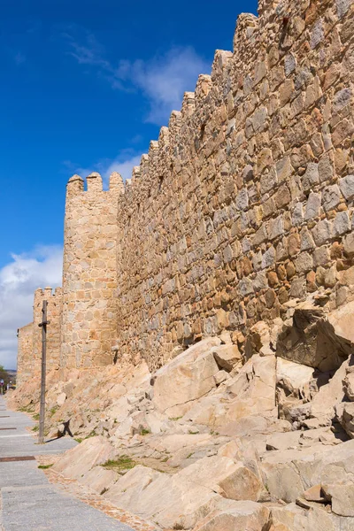 Ancient Fortification Avila Castile Leon Spain — Stock Photo, Image
