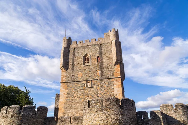 Średniowieczny Zamek Braganca Historyczna Twierdza Północy Portugalii — Zdjęcie stockowe