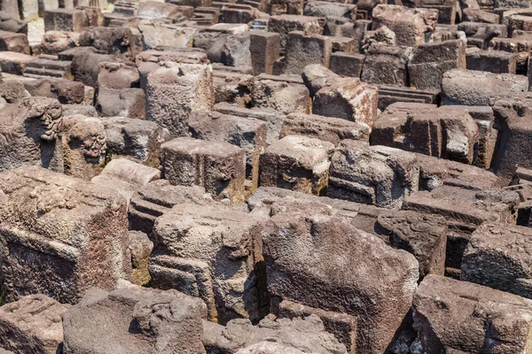 Dettagli Antico Tempio Buddista Borobudur Magelang Giava Centrale Indonesia — Foto Stock