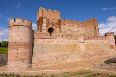 Castillo de la Mota, Medina del Campo Kalesi, Valladolid, Leon. İspanya