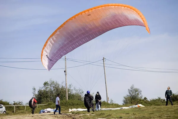 Caldelas Portugal Copa Aboua Parapente Norte Portugal Caldelas Portugal — Foto de Stock