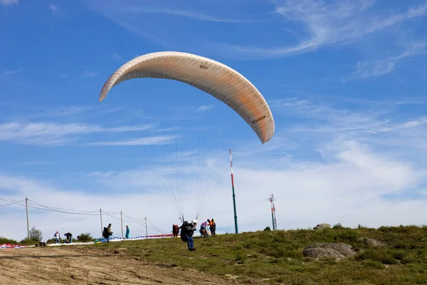 Caldelas Portogallo Coppa Aboua Parapendio Nel Nord Del Portogallo Caldelas — Foto Stock