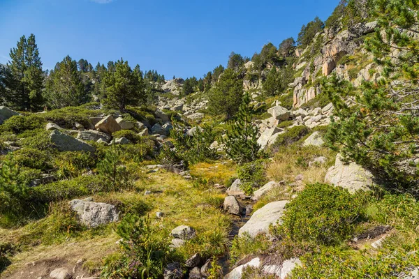 Andorra Pyrenees Mountains Estany Primer Lake — Stock Photo, Image