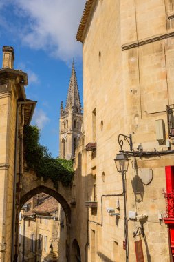 Aziz Emilion mimarisi ayrıntıları, aquitaine, Fransa