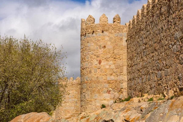 Antigua Fortificación Ávila Castilla León España —  Fotos de Stock