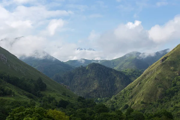 Vista Das Montanhas Picos Europa Astúrias Espanha — Fotografia de Stock