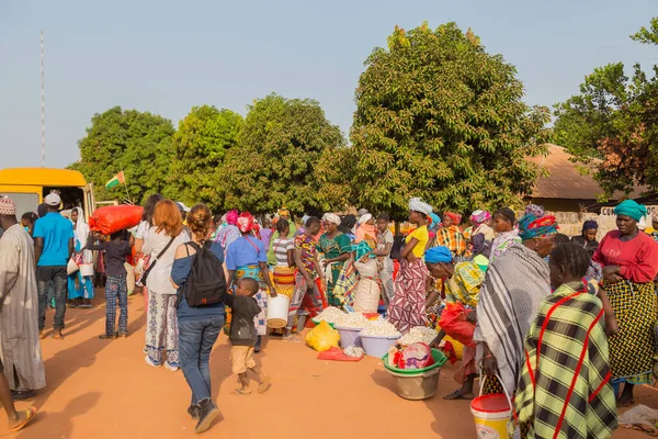 Bissau República Guiné Bissau Cena Rua Cidade Bissau Com Pessoas — Fotografia de Stock