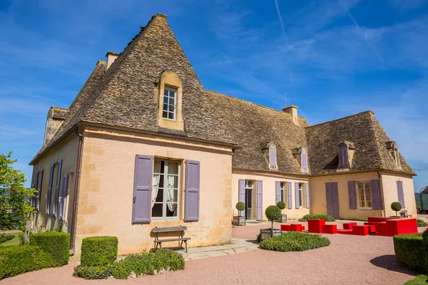 Dordogne Franciaország Francia Dordogne Régióban Található Jardins Marqueyssac Kertek Kastélya — Stock Fotó