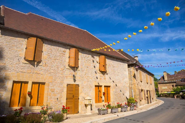 Saint Leon Sur Vezere Dordogne France Street Historical Houses Saint — Stock fotografie