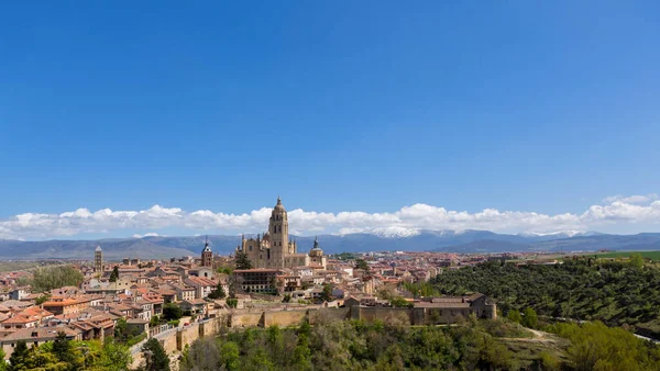 Old Town Segovia Cathedral Segovia Spain — Stock Photo, Image