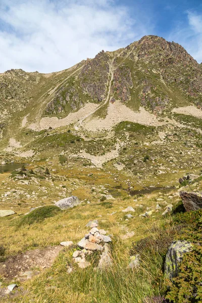 Andorre Pyrénées Montagnes Près Lac Estany Primer — Photo