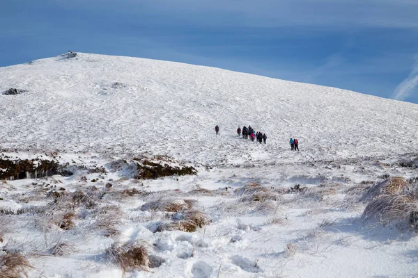 Schnee Auf Den Landkarten Von Anu Kerry Irland — Stockfoto