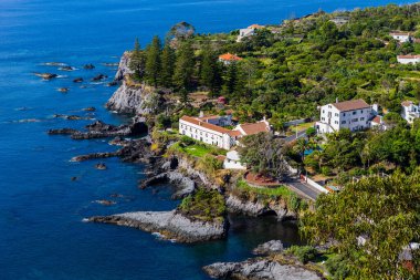 Sao Miguel adasındaki Pisao bakış açısı, Azores. Portekiz