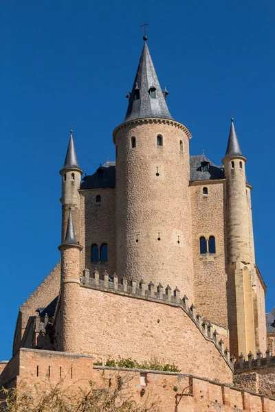 Famoso Castillo Del Alcázar Segovia Castilla León España — Foto de Stock