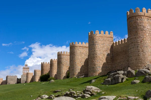 Antiga Fortificação Ávila Castela Leão Espanha — Fotografia de Stock