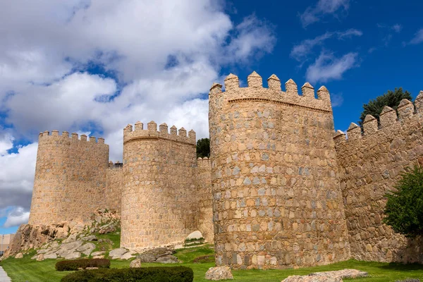 Oude Vestingwerken Van Avila Castilië Leon Spanje — Stockfoto