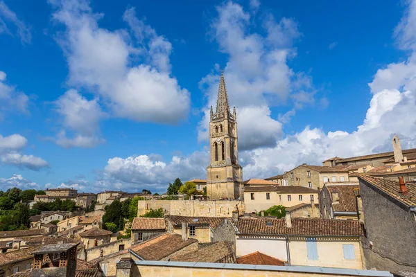 Uitzicht Heilige Emilion Aquitaine Frankrijk — Stockfoto