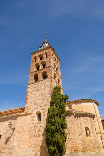 Εκκλησία Του San Andres Ρομαντική Στυλ Segovia Castilla Leon — Φωτογραφία Αρχείου