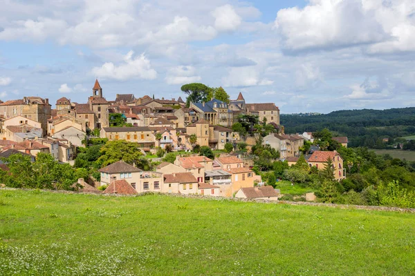 View Belves Beautiful Medieval Village Dordogne France — Stock Photo, Image