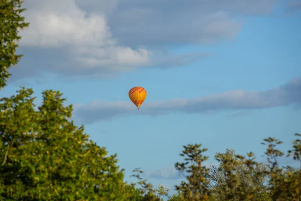 Luchtballon Dordogne Beynac Cazenac Dordogne Frankrijk — Stockfoto