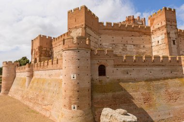Castillo de la Mota, Medina del Campo Kalesi, Valladolid, Leon. İspanya