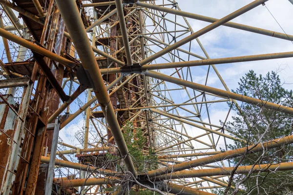 Antigo Sistema Militar Radar Duga Zona Exclusão Chernobyl Ucrânia — Fotografia de Stock