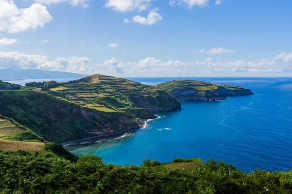 Utsikt Från Miradouro Santa Iria Sao Miguel Azorerna Utsikten Visar — Stockfoto