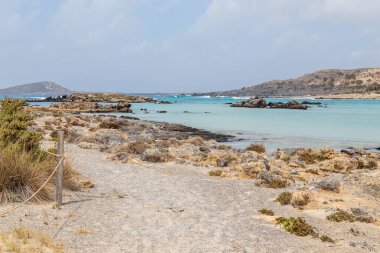 Yunanistan 'ın Creete kentindeki güney kıyı manzarası