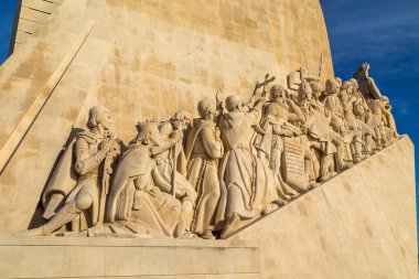 Belem Lizbon 'daki Keşifler Anıtı' nın Ayrıntıları