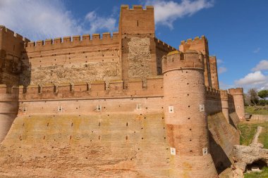 Castillo de la Mota, Medina del Campo Kalesi, Valladolid, Leon. İspanya