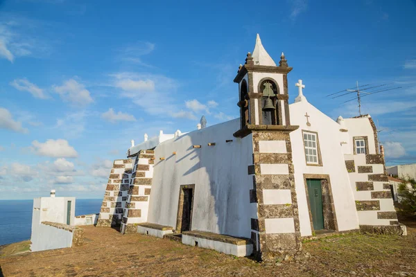 Iglesia Cerca Del Océano Isla Pico Azores Portugal — Foto de Stock