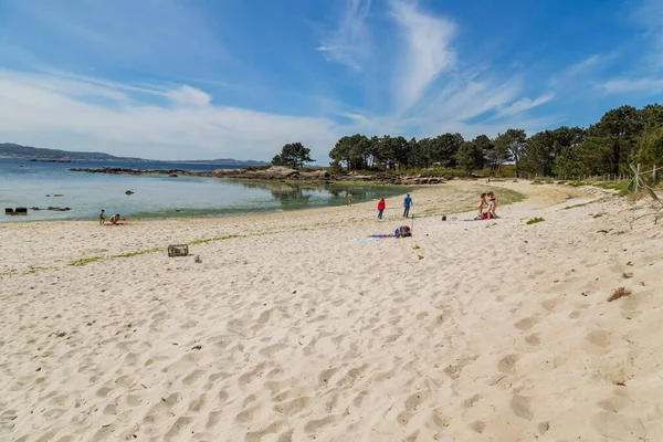 Beautiful Beach Isla Ons Galicia Spain — Stock Photo, Image