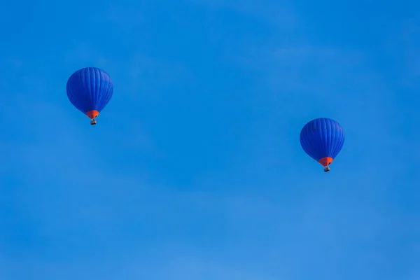 Luftballonger Som Flyger Över Dordogne Sydvästra Frankrike — Stockfoto