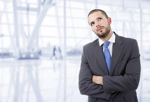 Porträt Eines Jungen Geschäftsmannes Büro — Stockfoto