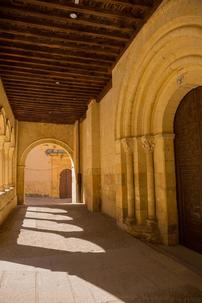 Detalhe Igreja Santíssima Trindade Segovia Espanha — Fotografia de Stock