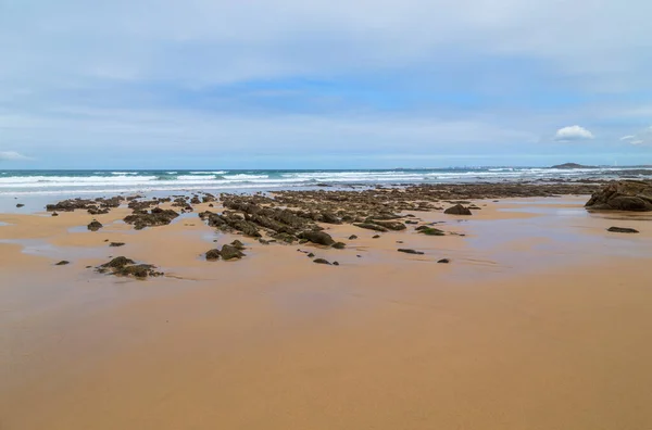 Mooi Leeg Strand Alentejo Portugal — Stockfoto