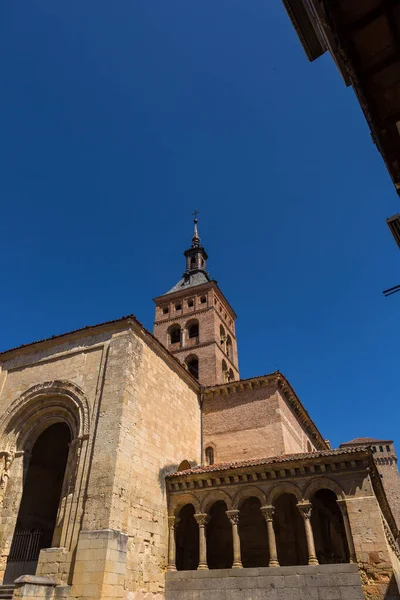Cattedrale San Martin Vecchio Edificio Segovia Spagna — Foto Stock