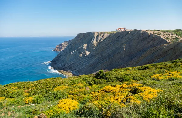 Coast Arrabida Natural Park Sesimbra Portugal — Stock Photo, Image