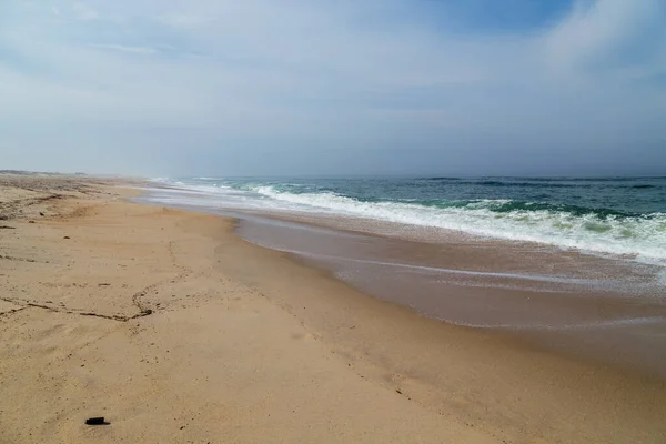 Beautiful Empty Beach Aveiro Portugal — Stock Photo, Image