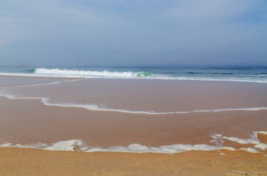Portekiz, Aveiro yakınlarında güzel boş bir sahil.
