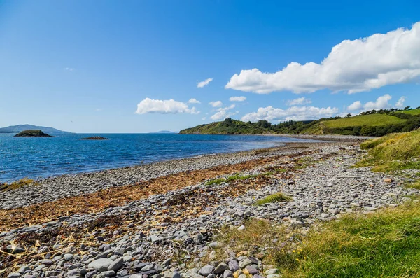 İrlanda, County Cork 'taki Whiddy Adası sahili manzaralı.