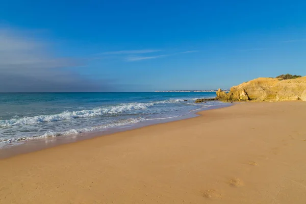 Krásná Pláž Blízkosti Portimao Algarve Portugalsko — Stock fotografie