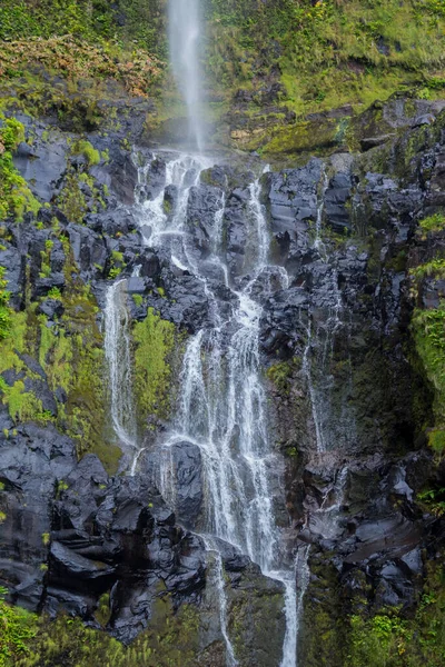 Azorské Vodopády Útesy Ostrově Flores Portugalsko — Stock fotografie